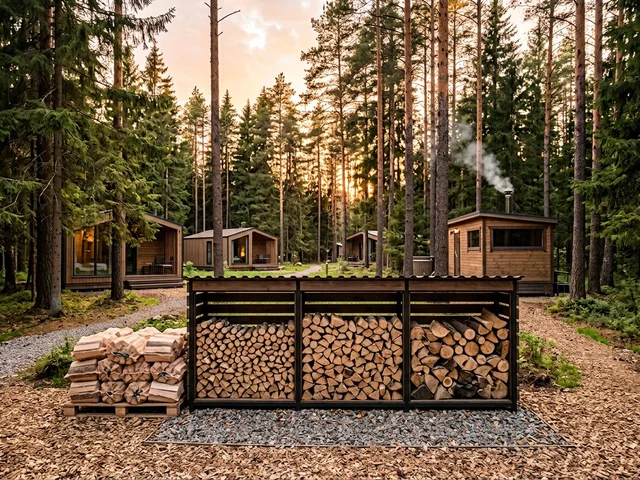 Дрова для глэмпинга и базы отдыха в Старом Осколе
